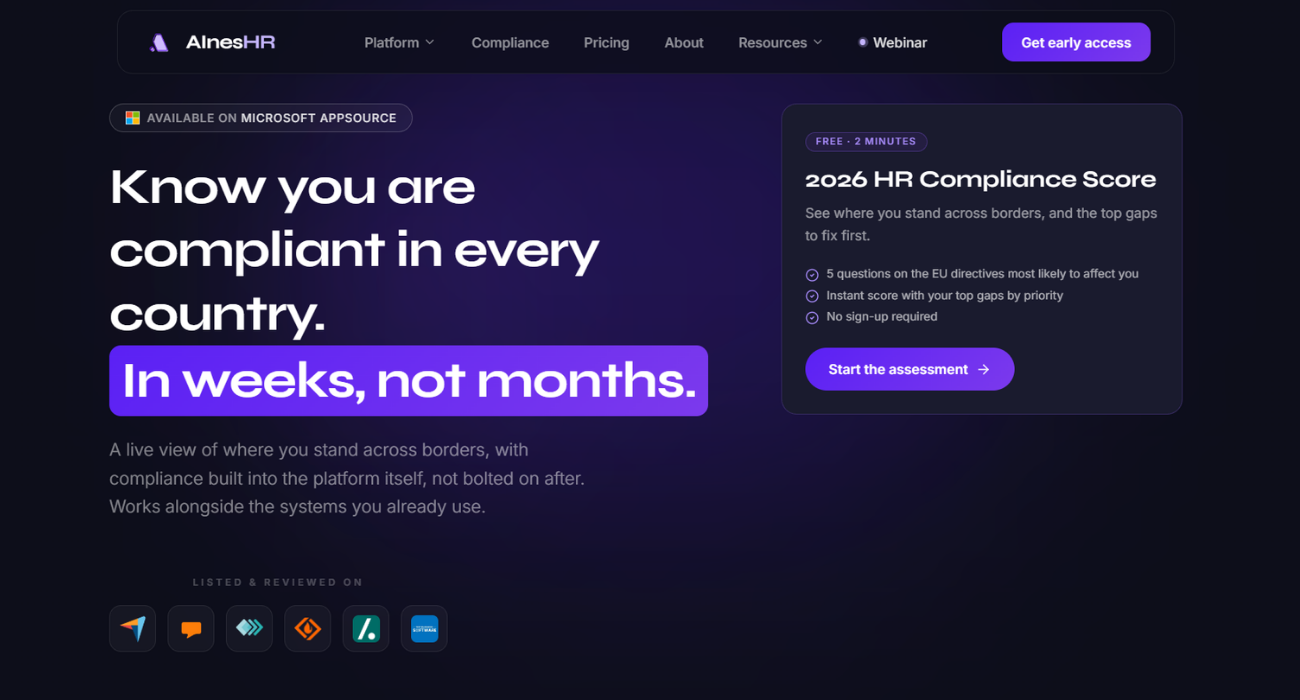 AInesHR website