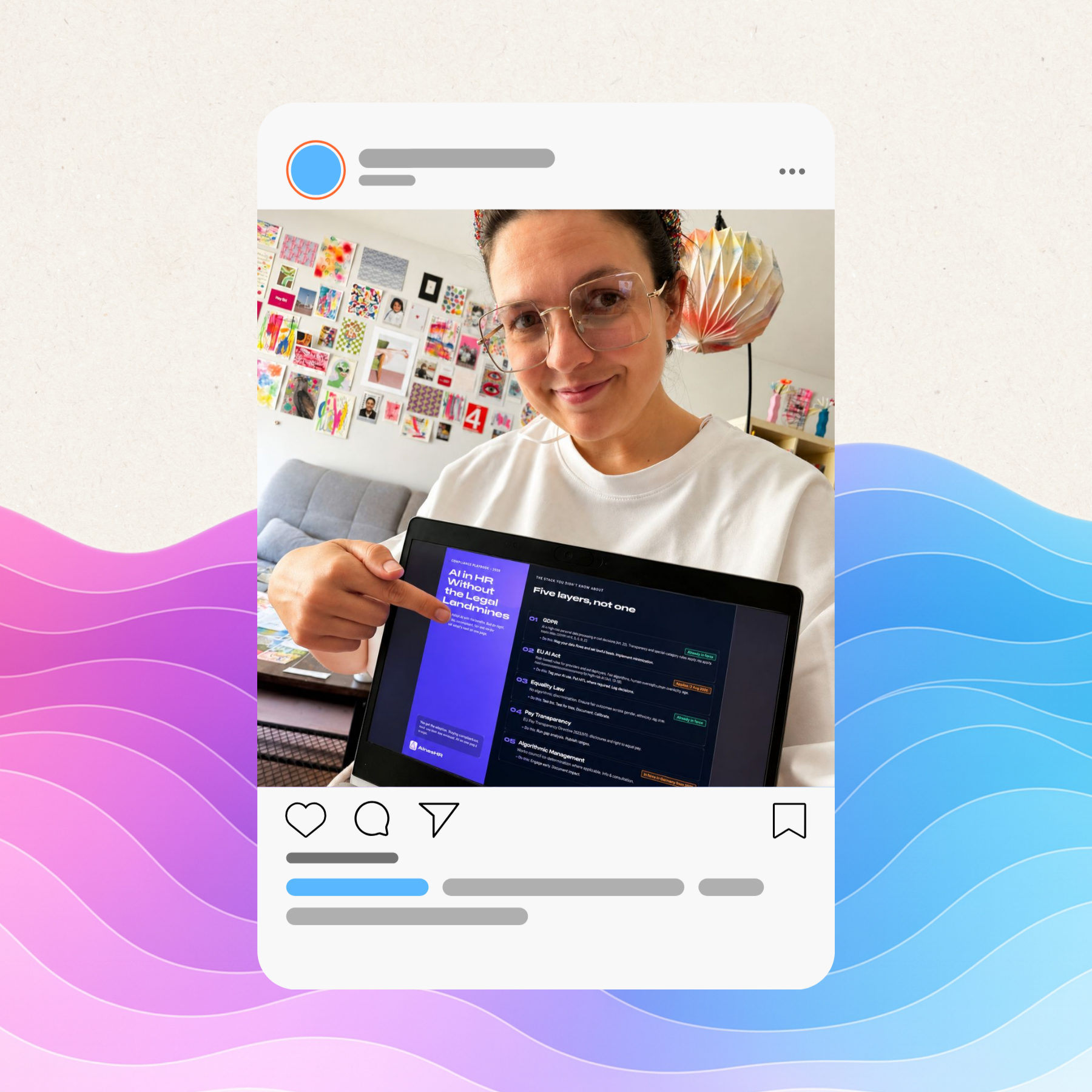 Founder-led content and positioning for an early-stage HR tech startup.